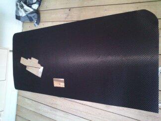 BMW E 36 325 Coupé "banebil" - Ny side beklædning betrukket med carbon folie billede 19