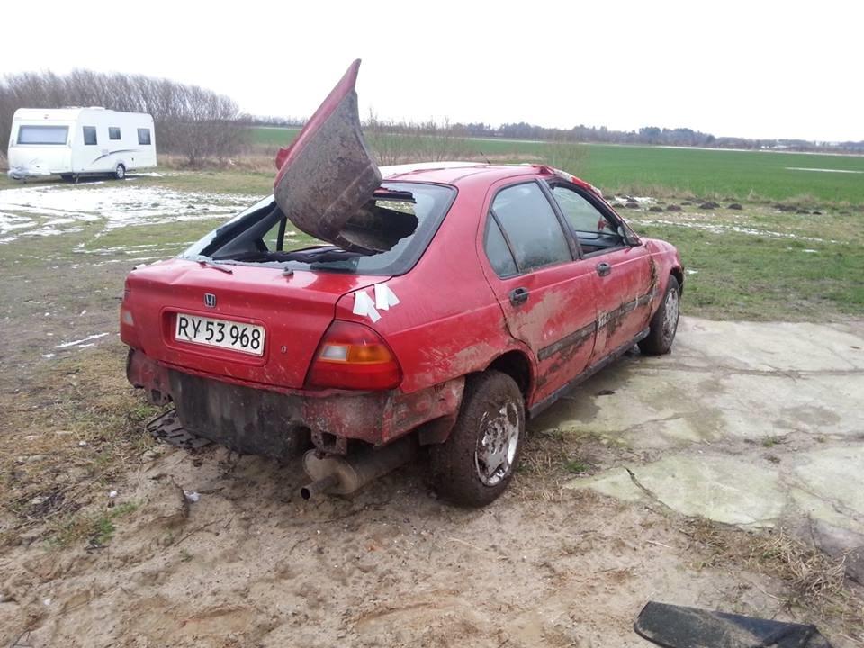 Honda Civic - Hvordan den endte... Efter et møde med en grøft. billede 9