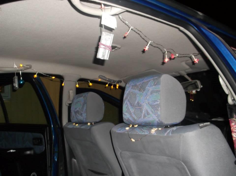 Nissan Almera 1,4 S Solgt :'( <3  - Lidt fler lyskæder :P  billede 24