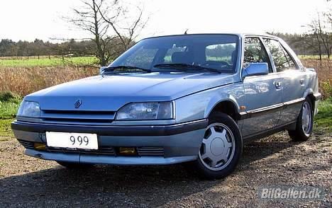 Renault 25 TX  - Her en del af bilen som for kendere fortæller at det er en af de sidst producerede modeller billede 2