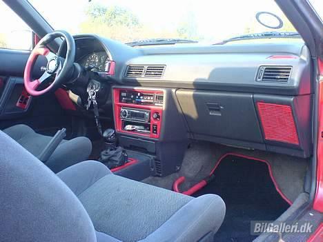 Toyota celica - her er jeg noget helv-vejs, med bilen indvendig billede 8
