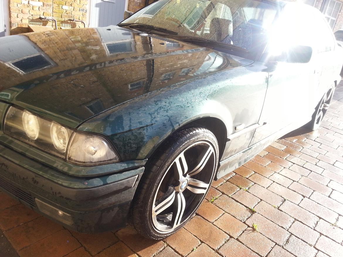 BMW 328i E36 AKA Green Shitskidbox #DØD# billede 8