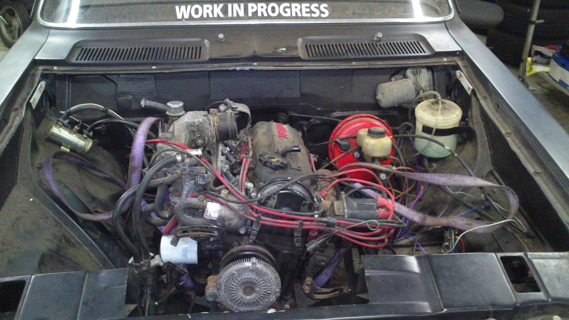 Opel rekord c 1,8 Turbo - prøvemontering uden bundkar billede 23