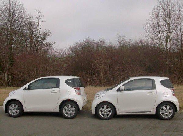 Toyota IQ - 1,4D-4D - Q2. SOLGT - Standard IO ved siden af en sænket IQ billede 5