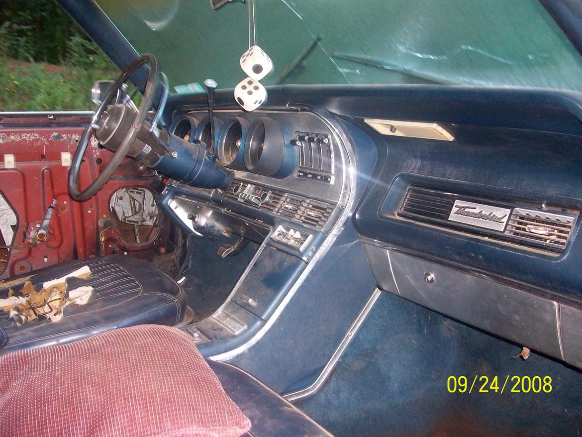 Ford Thunderbird Landau - interiøret meget medtaget billede 5