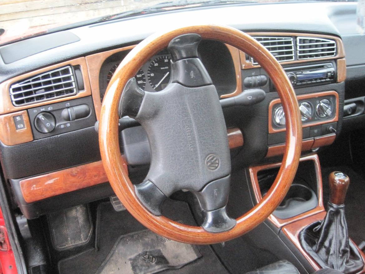 VW Golf III - original VW træ rat. billede 14