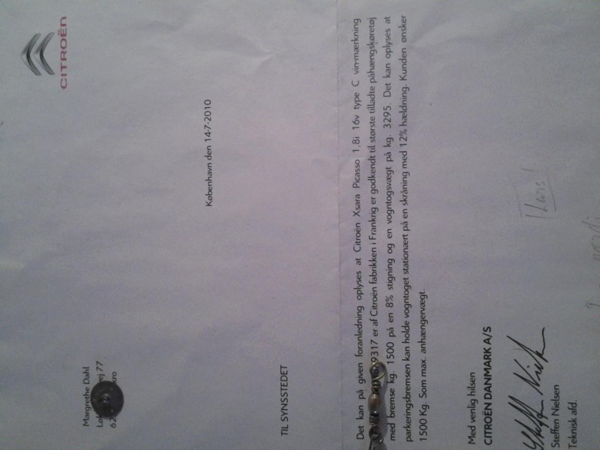 Citroën Xsara Picasso Comfort Van. billede 16