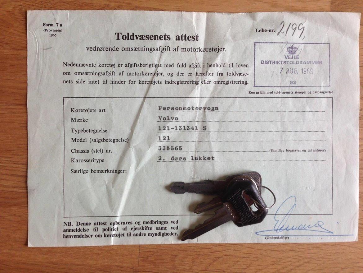 Volvo Amazon 121 billede 21