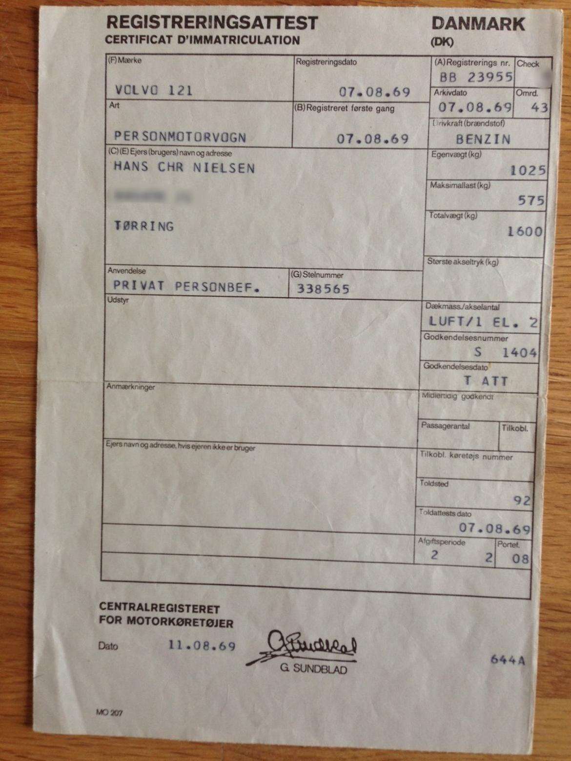 Volvo Amazon 121 billede 20