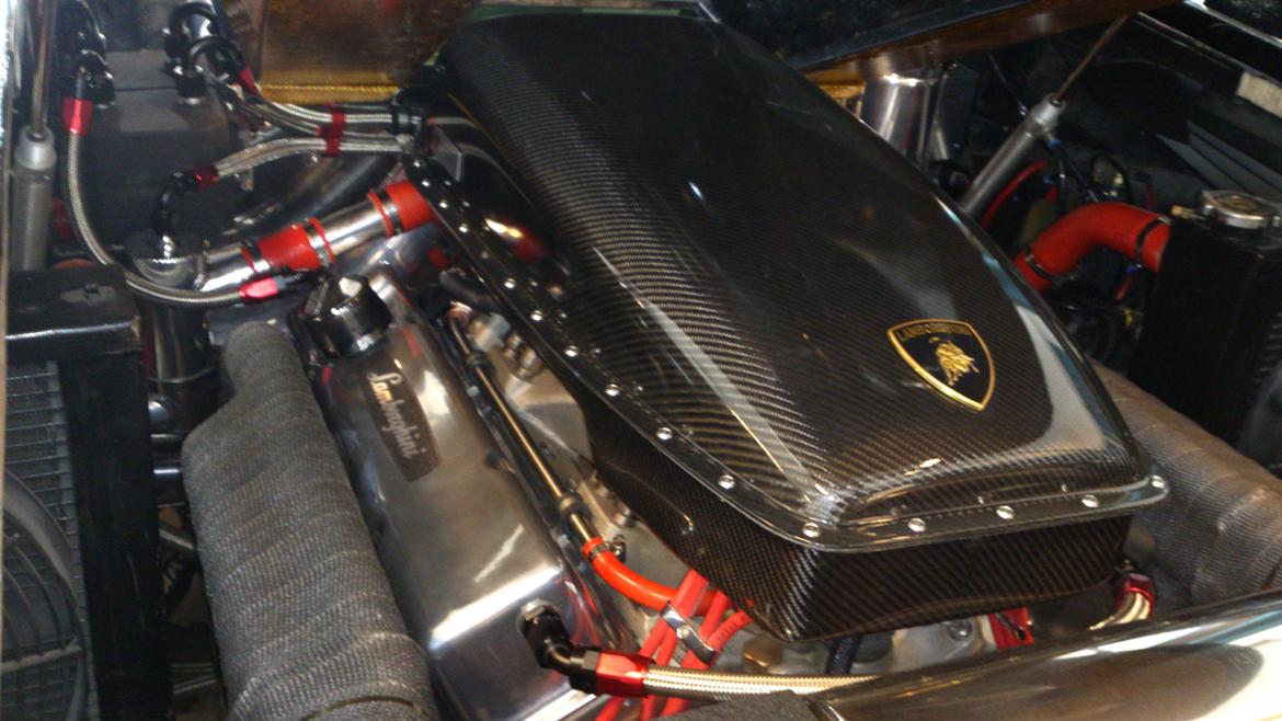 Lamborghini countach replica - nyt motorrum med lidt carbon..homemade billede 5