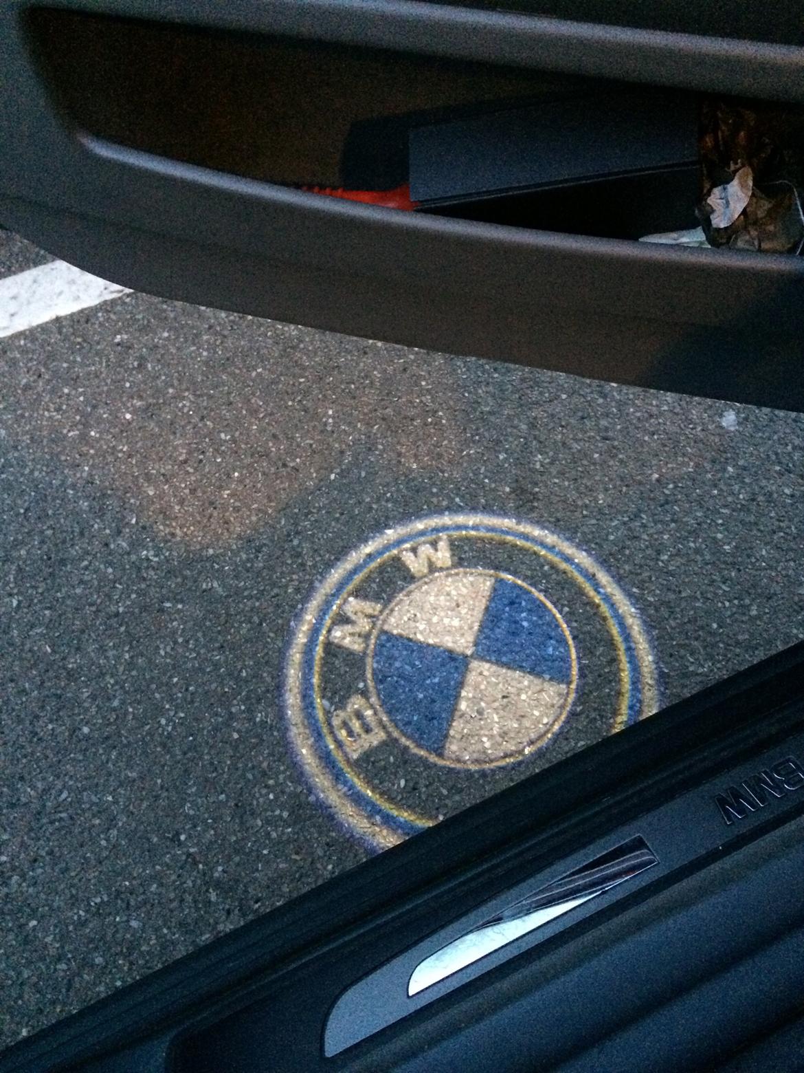 BMW E65 745IA  - BMW laser logo i dørene billede 3