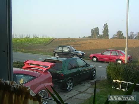 Opel Corsa gsi - billedet er taget hjemme ved min ven Rene i astra coupe billede 5