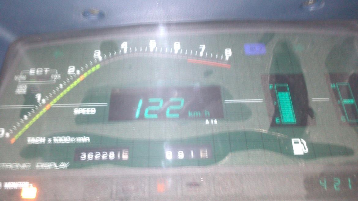 Toyota celica supra mk 2 - på vej hjem med den  billede 5