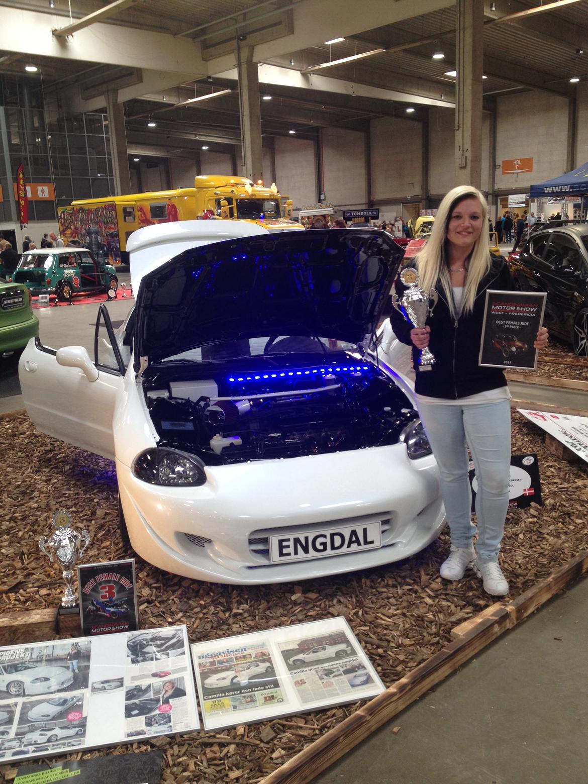 Honda Del Sol *White Ghost* (Sommerbil) - Endnu en pokal til Scandinavian Motorshow billede 10