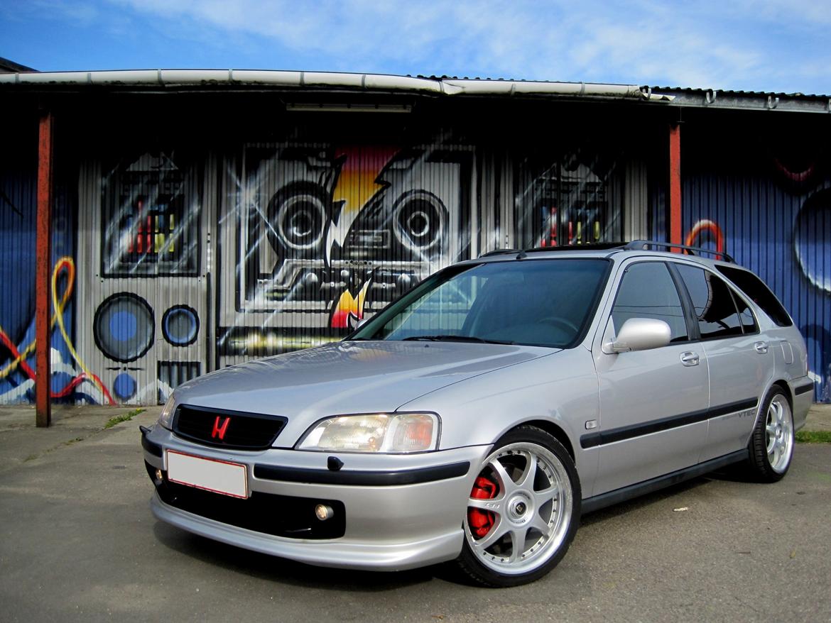 Honda Civic Aerodeck 1,8 Vti B18C4 *SOLGT* - Så kom de andre alu på, og kaliber blev nymalet, Maj 2014 billede 1