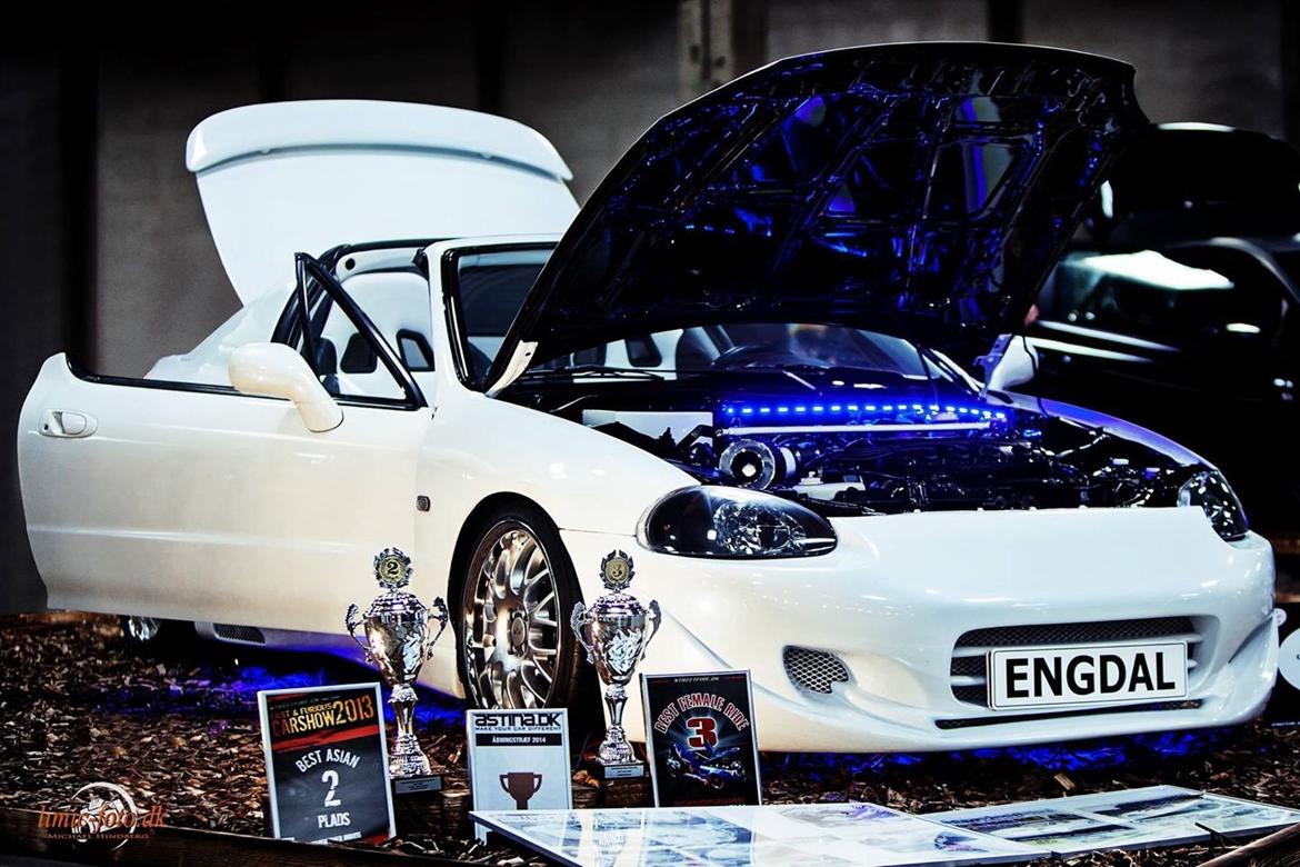 Honda Del Sol *White Ghost* (Sommerbil) - Scandinavian Motorshow 2014 - Fredericia billede 1