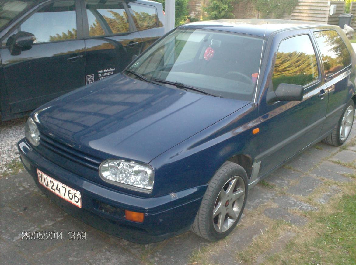 VW Golf 3 1.4 - som den står nu 30-05-2014 billede 2