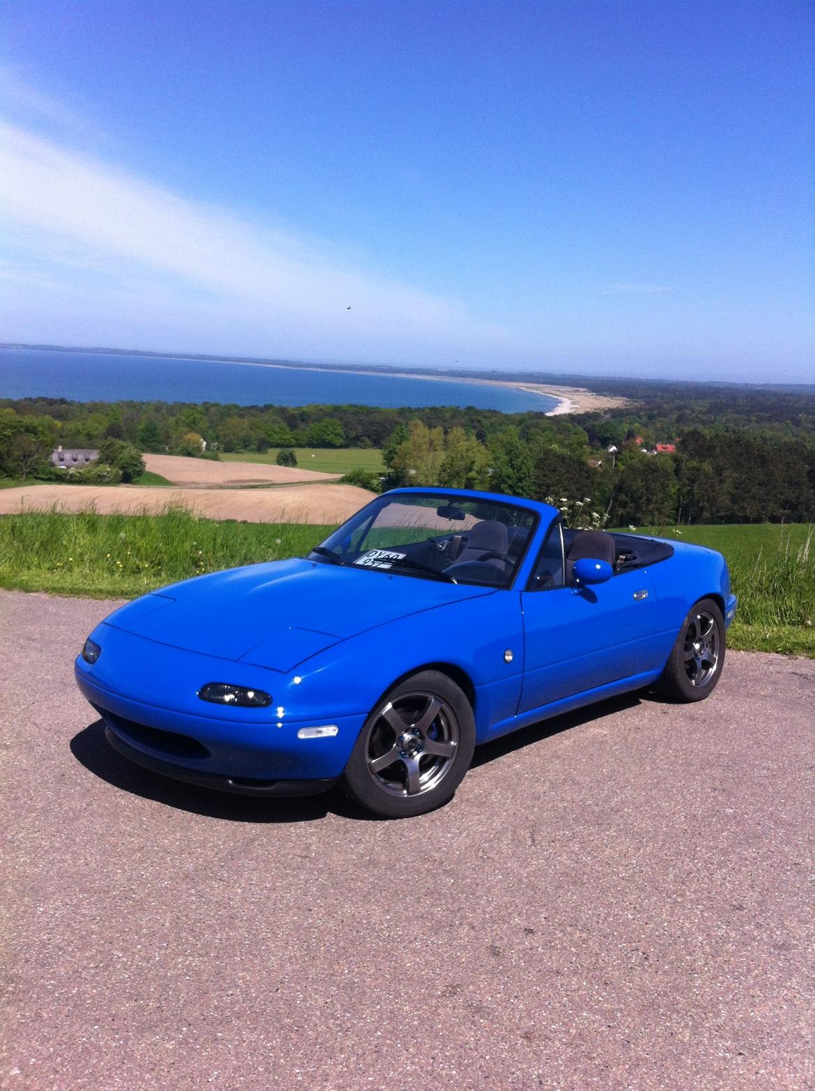 Mazda Mx-5 NA 1.6 Kompressor. - Med andre fælge på inden jeg modtog de nye.  billede 9