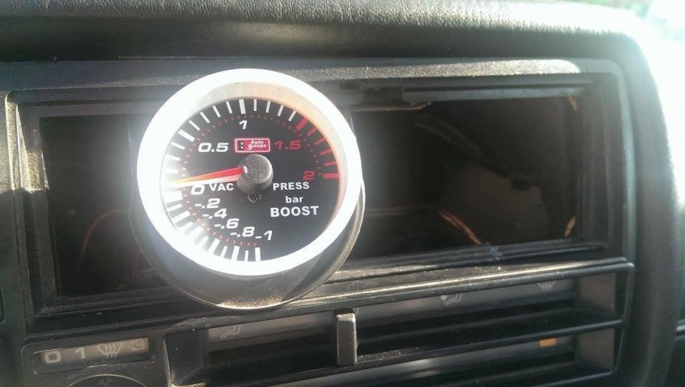 VW Golf II GTD - Trykuret som rammer 1,7 bar. billede 10