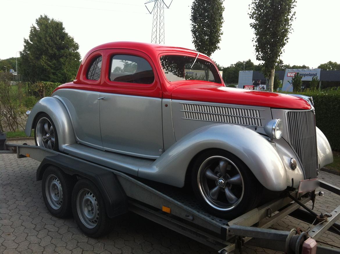 Amerikaner ford 5 Windows  Coupe  (street rod) - PÅ VEJ HJEM EFTER KØB billede 18