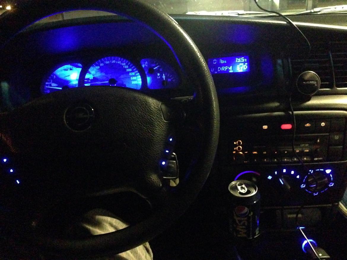 Opel Vectra B - Cockpittet BY NIGHT^^ billede 23