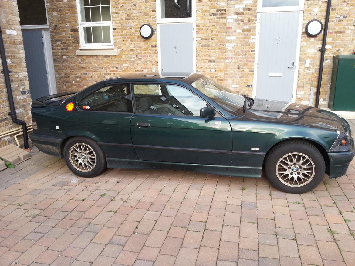 BMW 328i E36 AKA Green Shitskidbox #DØD# - Som den ser ud lige pt. billede 20