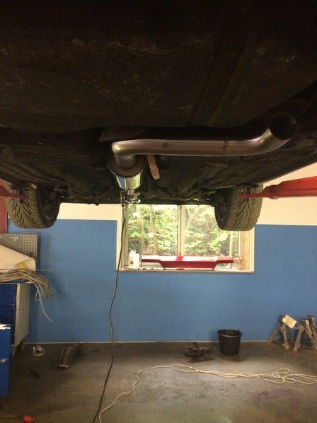 Honda CRX Solgt - 2,5" rustfri udstødning og simons mellempotte billede 16