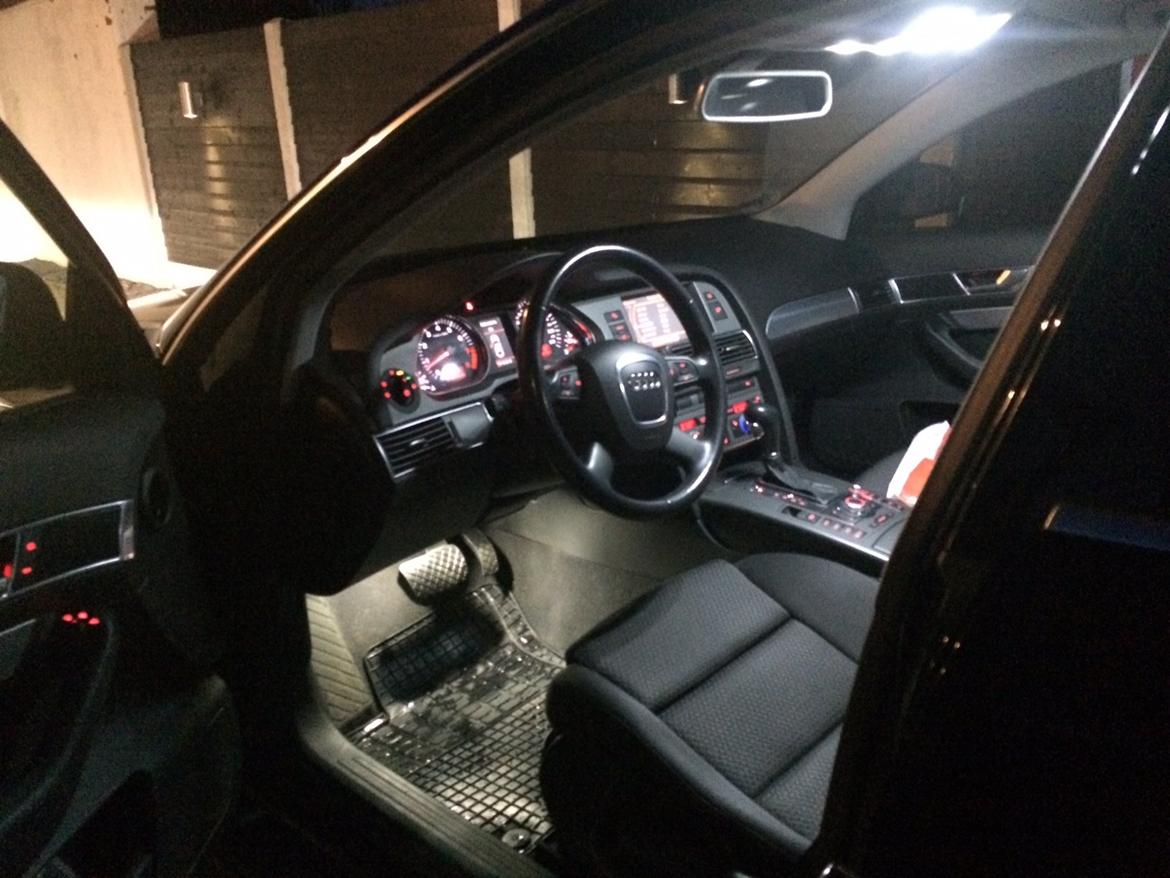 Audi A6 Avant - LED pærer i kabinen - Alle pærer er skiftet til LED billede 14