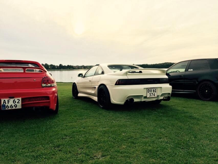 Toyota Mr2 2.0 Turbo. (Totaltskadet) - Aften tur med vennerne. med Del Sol 1.6 vtic/ Audi a3 1.8 Turbo og en saxo 1.6 vti. billede 3