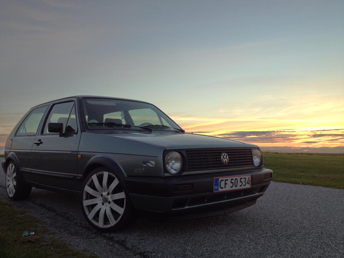 VW Golf 2 1,6 CL fun - Sådan så den ud da jeg købte den! :) billede 2