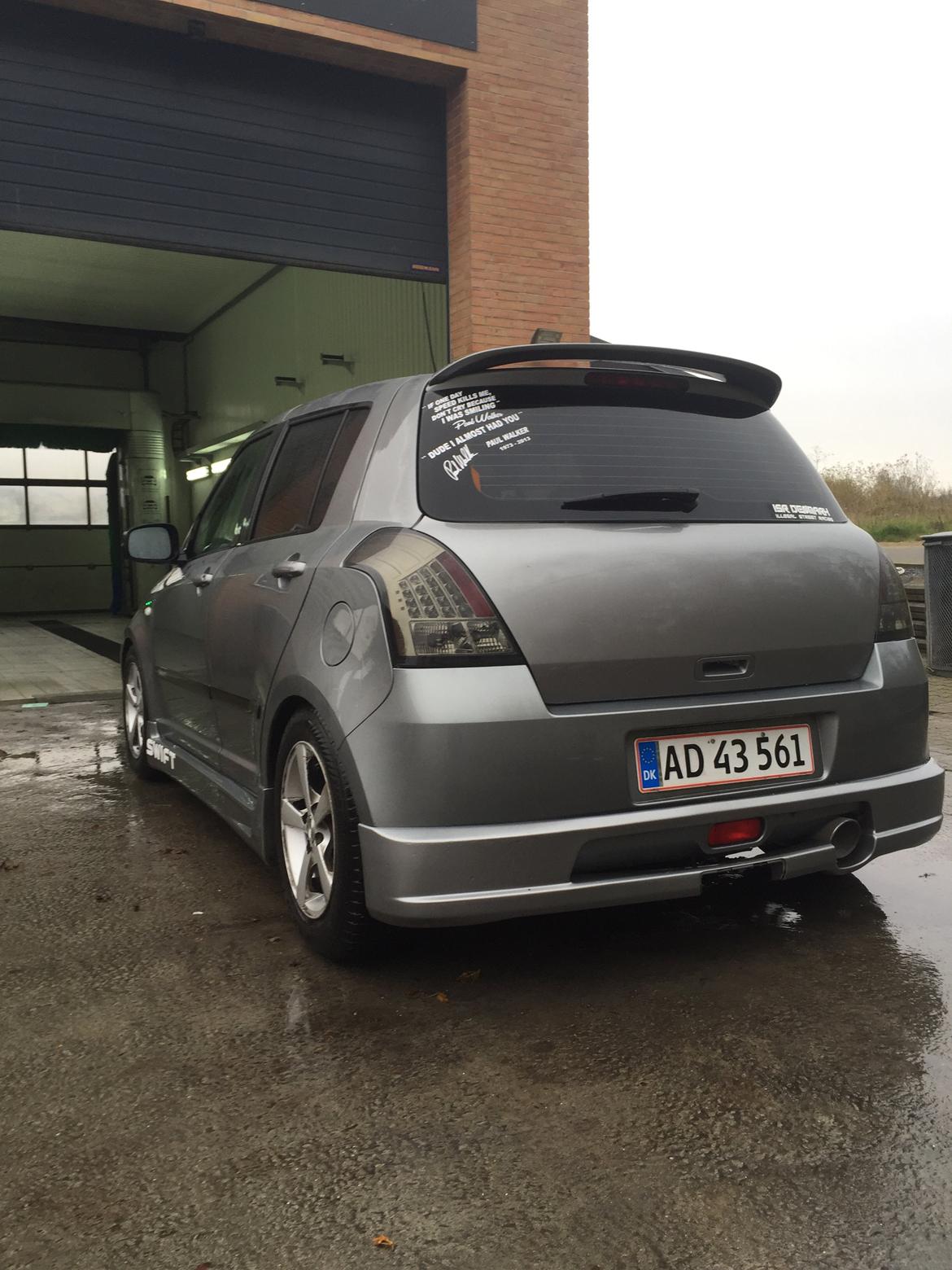 Suzuki swift - Vinter 2014 (Y)   citater i ruden fra poul walker ! billede 19