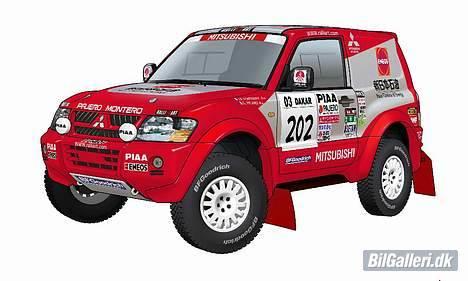 Mitsubishi Grand Pajero 4x4 - Grand pajero EVO Dakar rally model billede 6