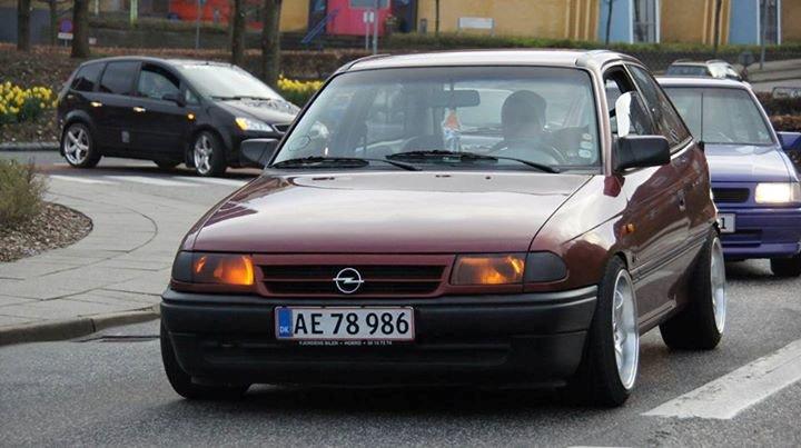 Opel Astra 1.6 (Wunderbaumwagen) - På vej til træf i Viborg :) billede 3