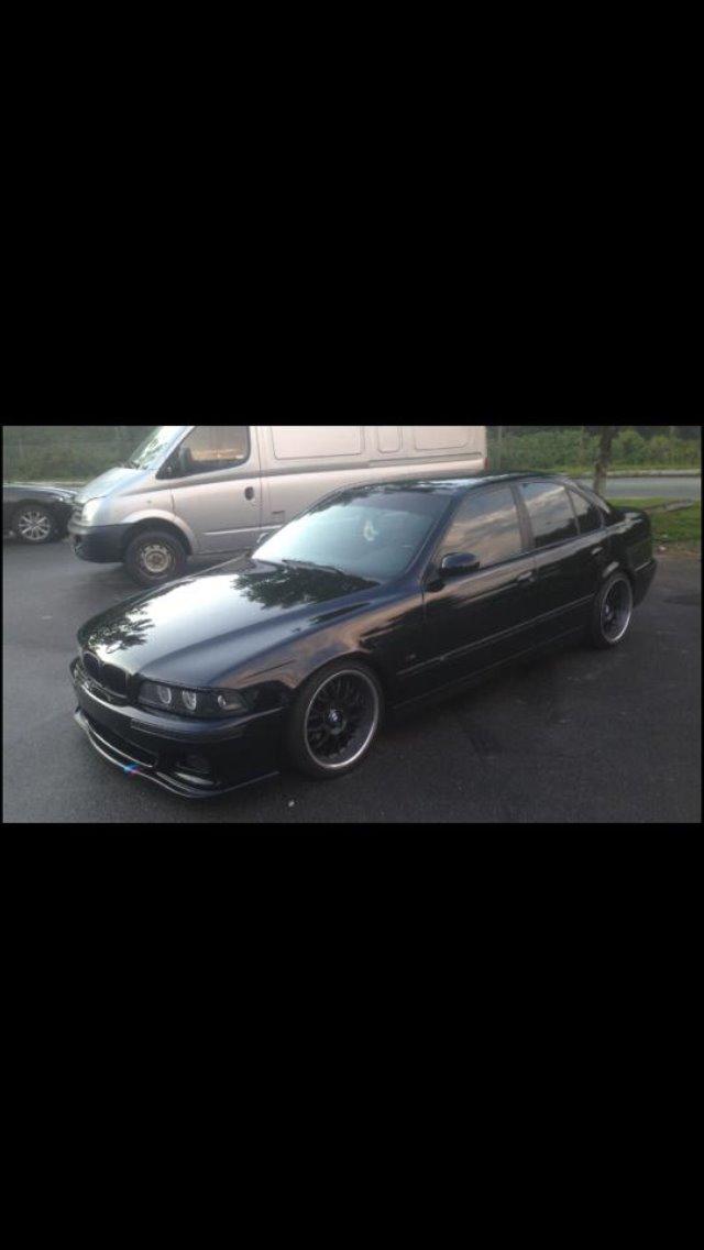 BMW E39 Black On Black billede 4