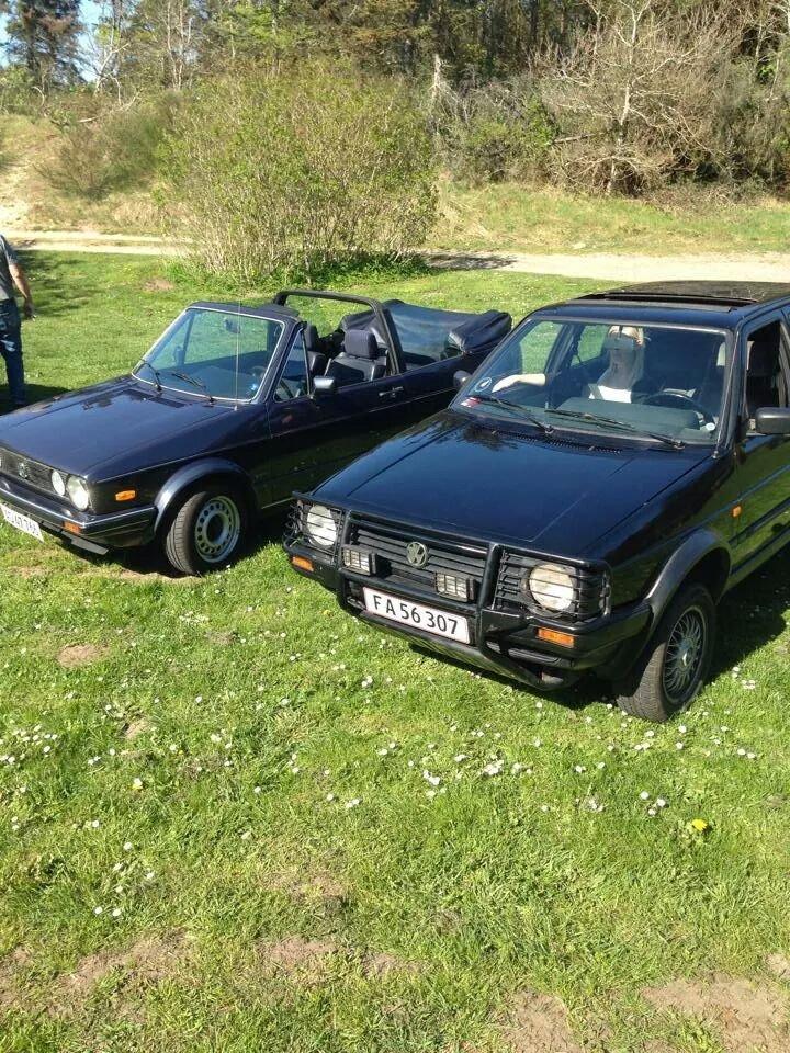 VW Golf 1 1.8I GL Karmann Cabriolet - Sammen med min kammerats country link: http://www.bilgalleri.dk/galleri/316688-vw_country_syncro billede 21