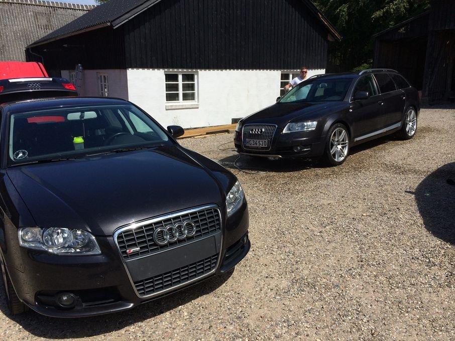 Audi A4 - 1.8T 163 HK - S-line - Fjernelse af nummerplade ramme, samt vask af kammerats A6 Allroad.. :-) billede 6