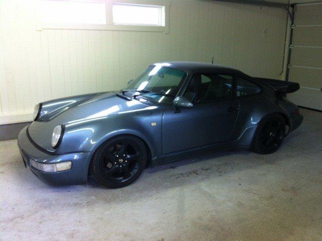 Porsche 964 #Solgt# - Første dag hjemme i sin garage da den var blevet købt i maj 2013 billede 9