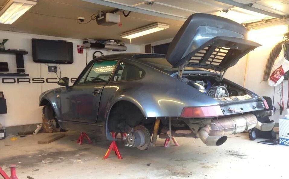 Porsche 964 #Solgt# - November 2013 blev bilen totalt skilt ad billede 11