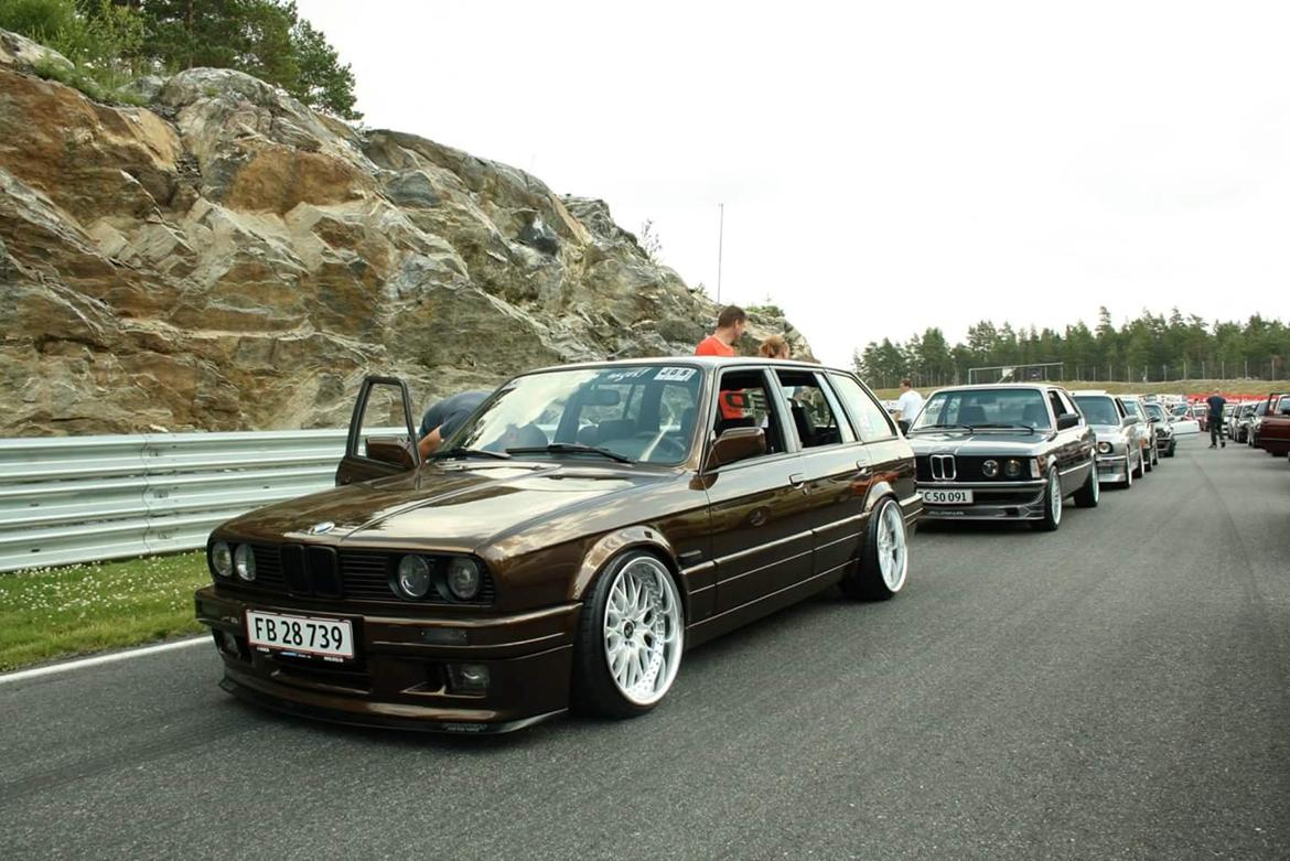 BMW e30 330D touring - M-tech 2 - Brownie - E30meet 2014, Rudskogen motorsenter i Norge billede 33