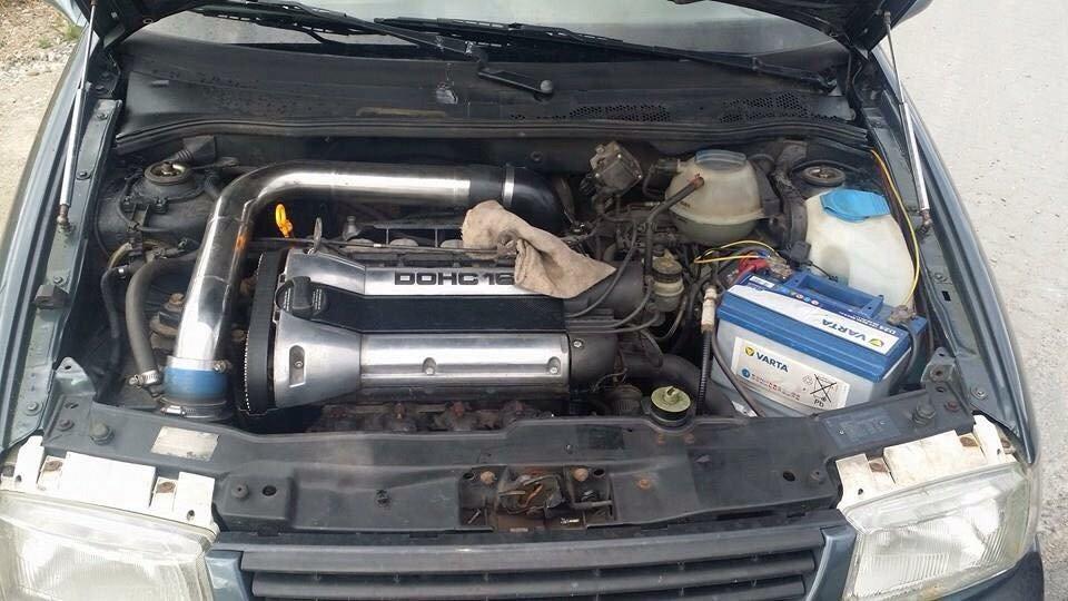 VW Polo 6n - Billede taget af tidligere ejer :-) lidt er sket siden - billede kommer billede 2