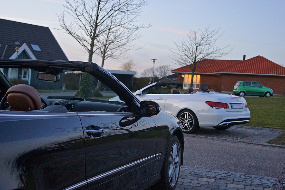 Mercedes Benz CLK200 Avantgarde Cabriolet Aut - Her med sin efterfølger, E-klasse cabriolet billede 1