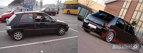 Peugeot 106 XS 1,6 SOLGT - Før og efter billede ;D billede 14