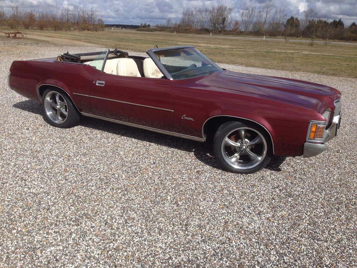 Mercury Cougar 5,8 V8 convertible - Så kom der nye US rims på :-) billede 2