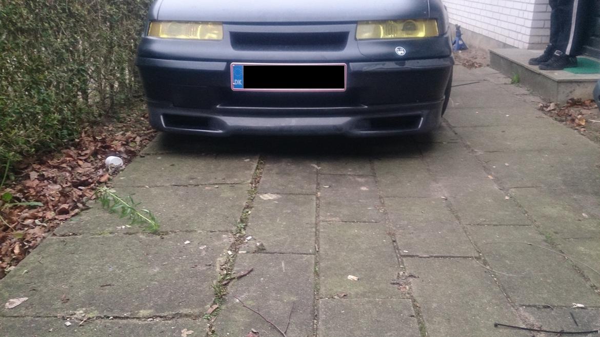 Opel Calibra - prøve montering for og se om det passer ny for kofanger er også købt billede 16