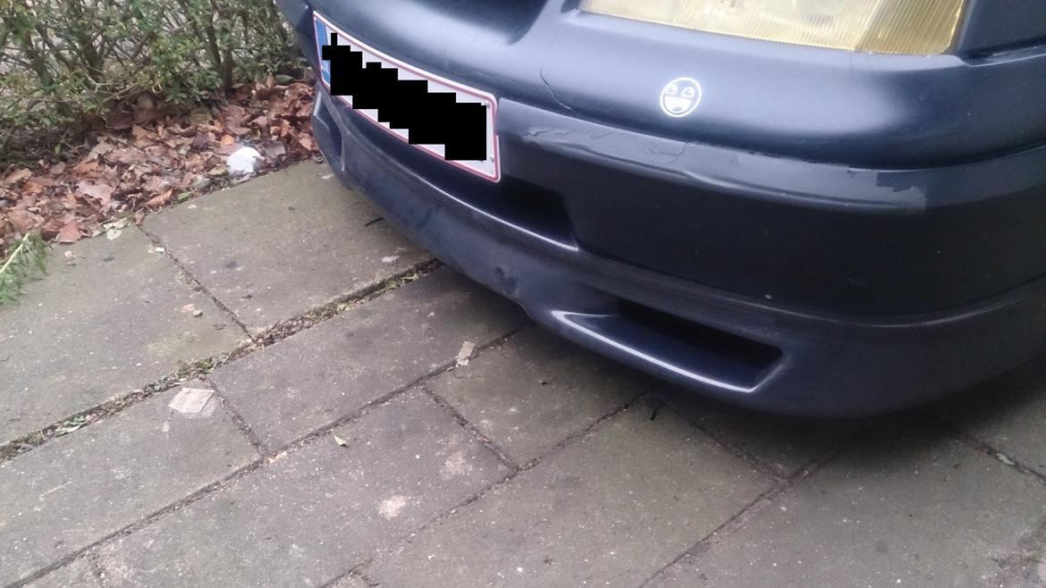 Opel Calibra - prøve montering for og se om det passer ny for kofanger er købt billede 17