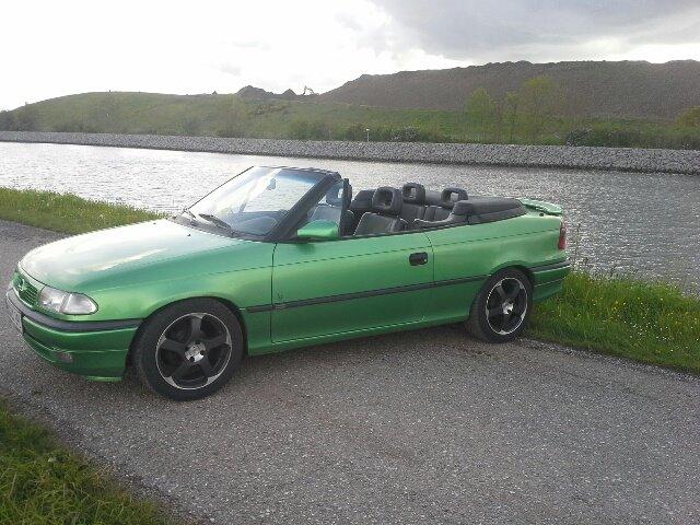 Opel Astra F Cabriolet Bertone billede 12