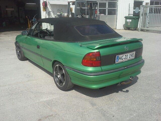 Opel Astra F Cabriolet Bertone billede 20