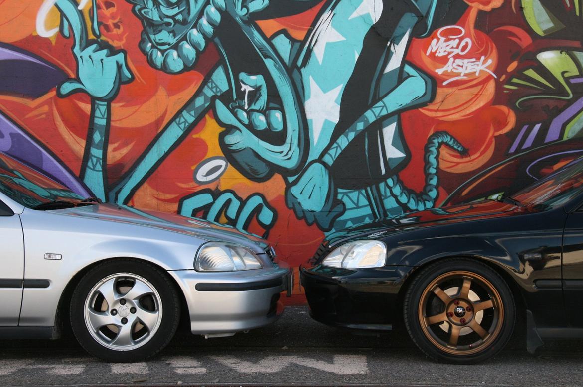 Honda Civic EK3 Facelift - gevind skruet i bund på den grå ;) billede 7