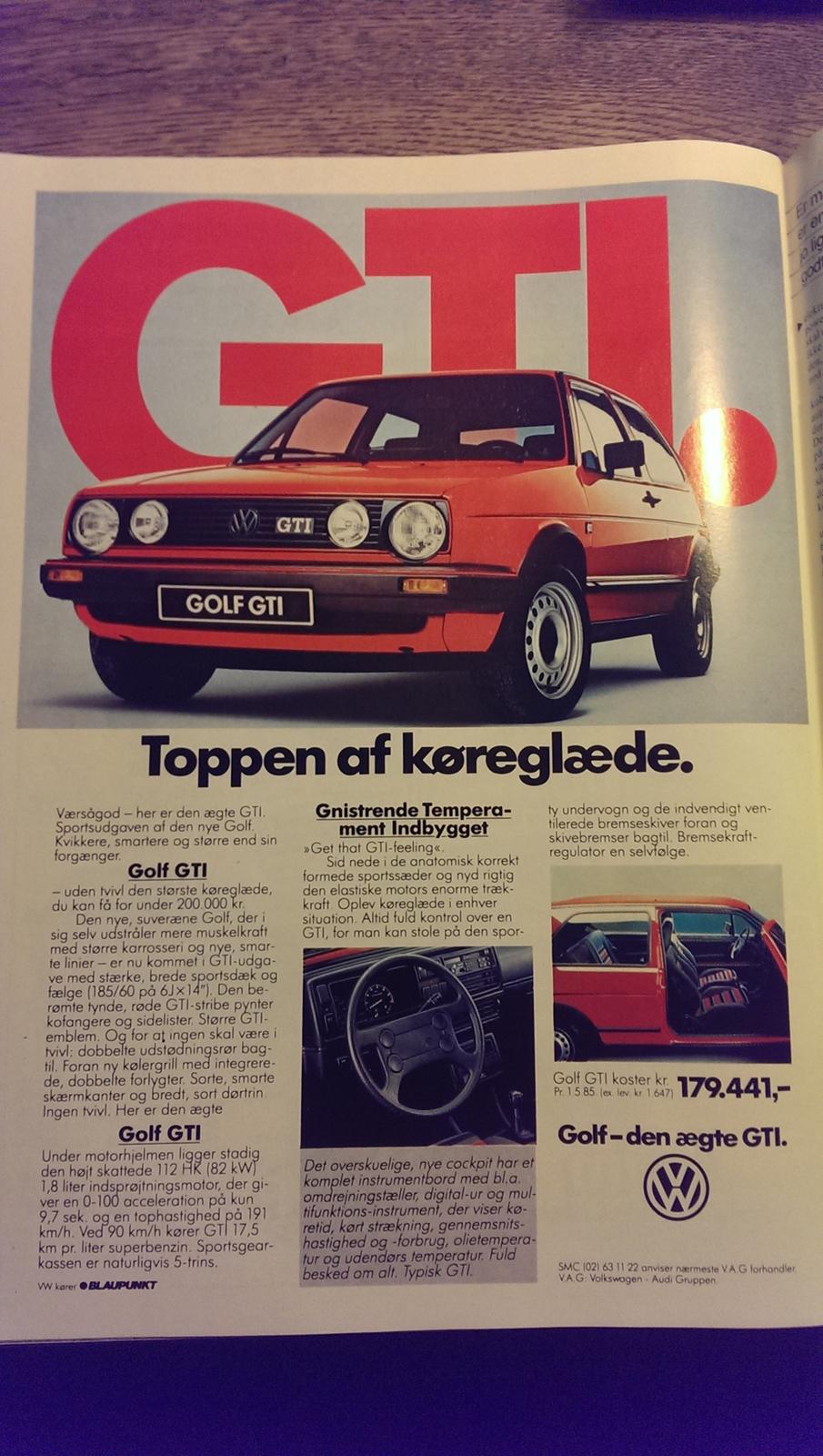 VW Golf II GTI billede 9