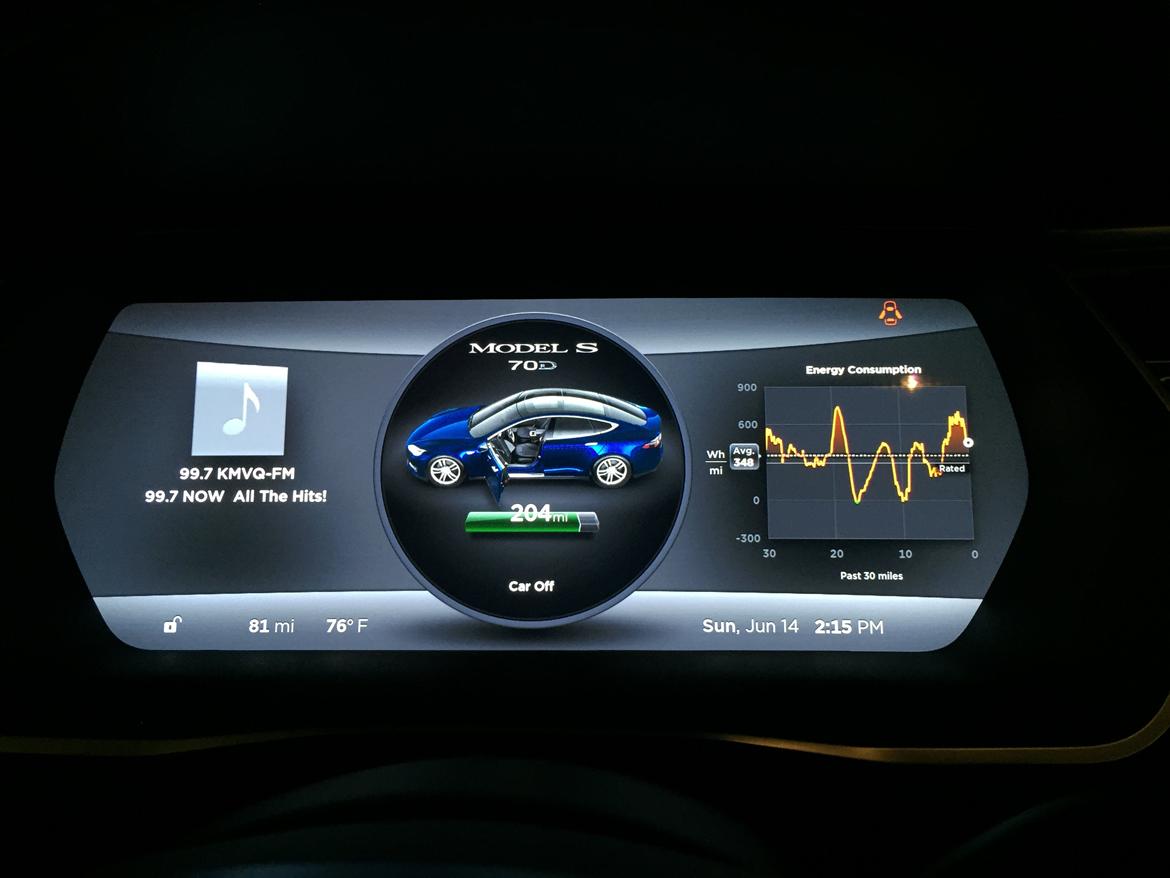 Tesla Model S 70D billede 11